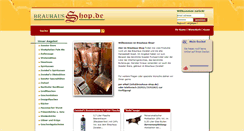 Desktop Screenshot of brauhausshop.de