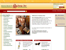Tablet Screenshot of brauhausshop.de